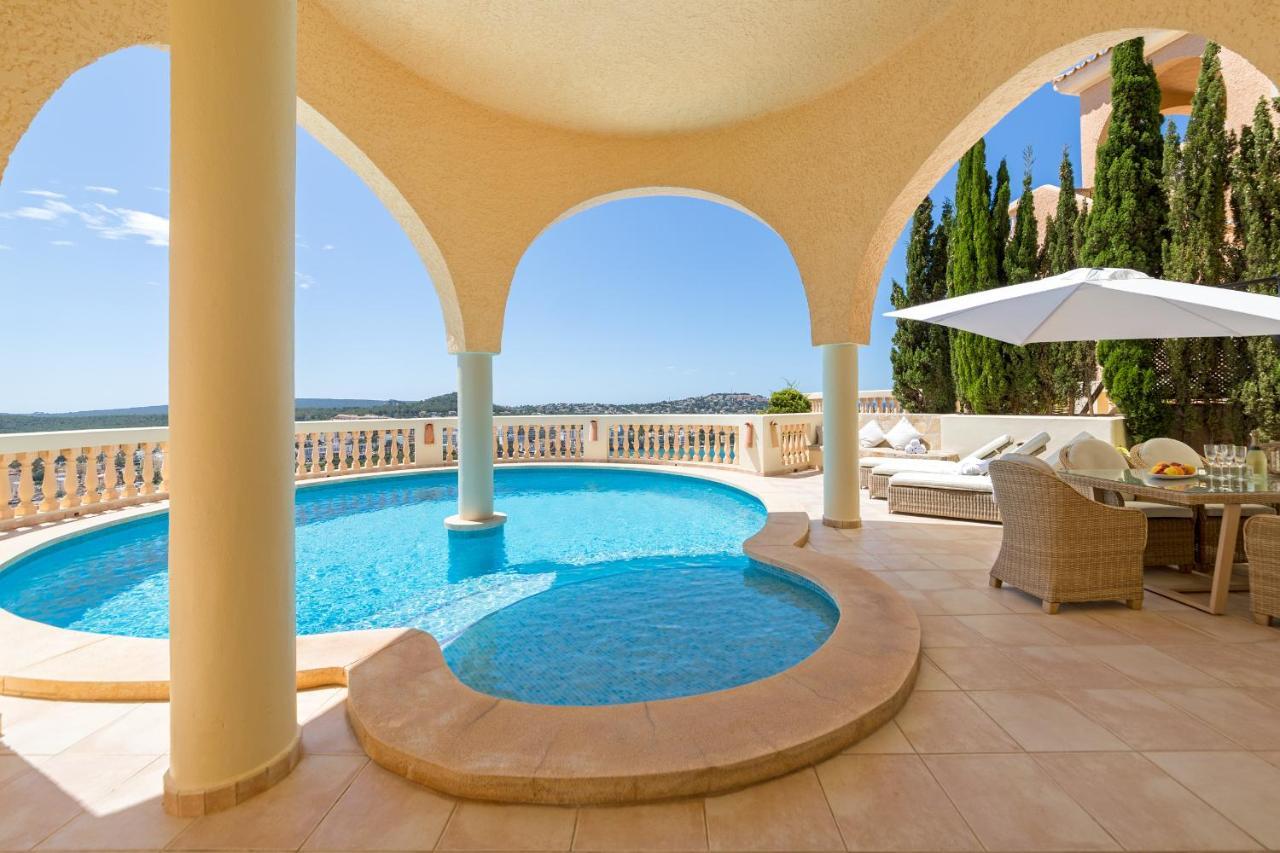 Meerblick Villa "Buena Vista" In Santa Ponsa, Mallorca Kültér fotó