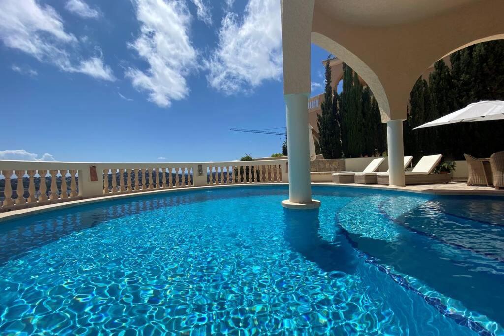Meerblick Villa "Buena Vista" In Santa Ponsa, Mallorca Kültér fotó