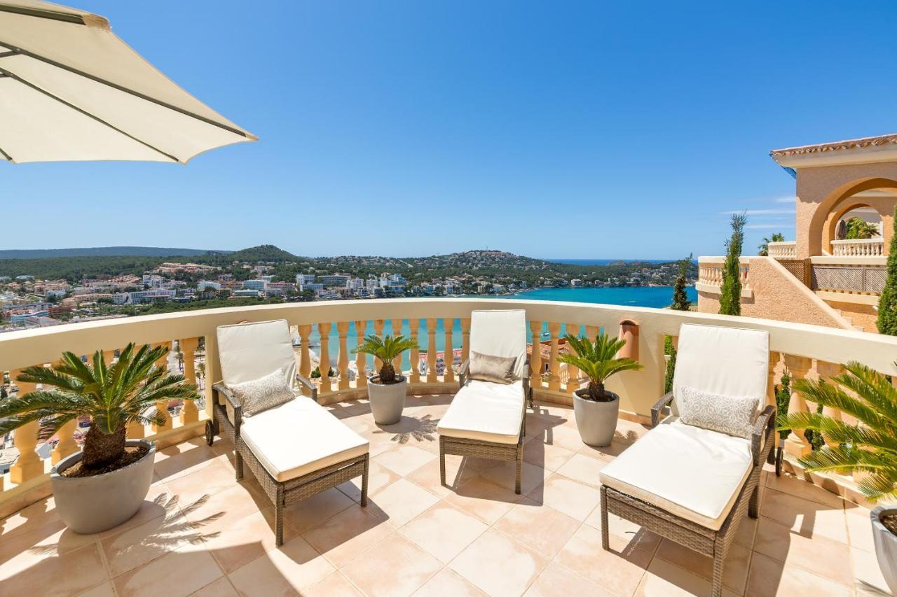 Meerblick Villa "Buena Vista" In Santa Ponsa, Mallorca Kültér fotó