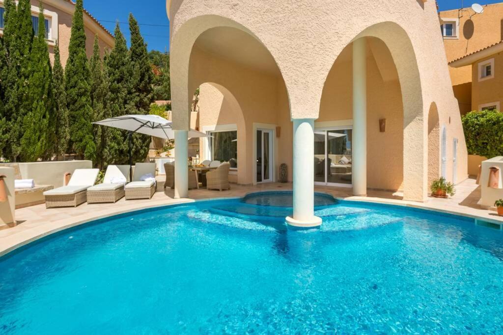 Meerblick Villa "Buena Vista" In Santa Ponsa, Mallorca Kültér fotó