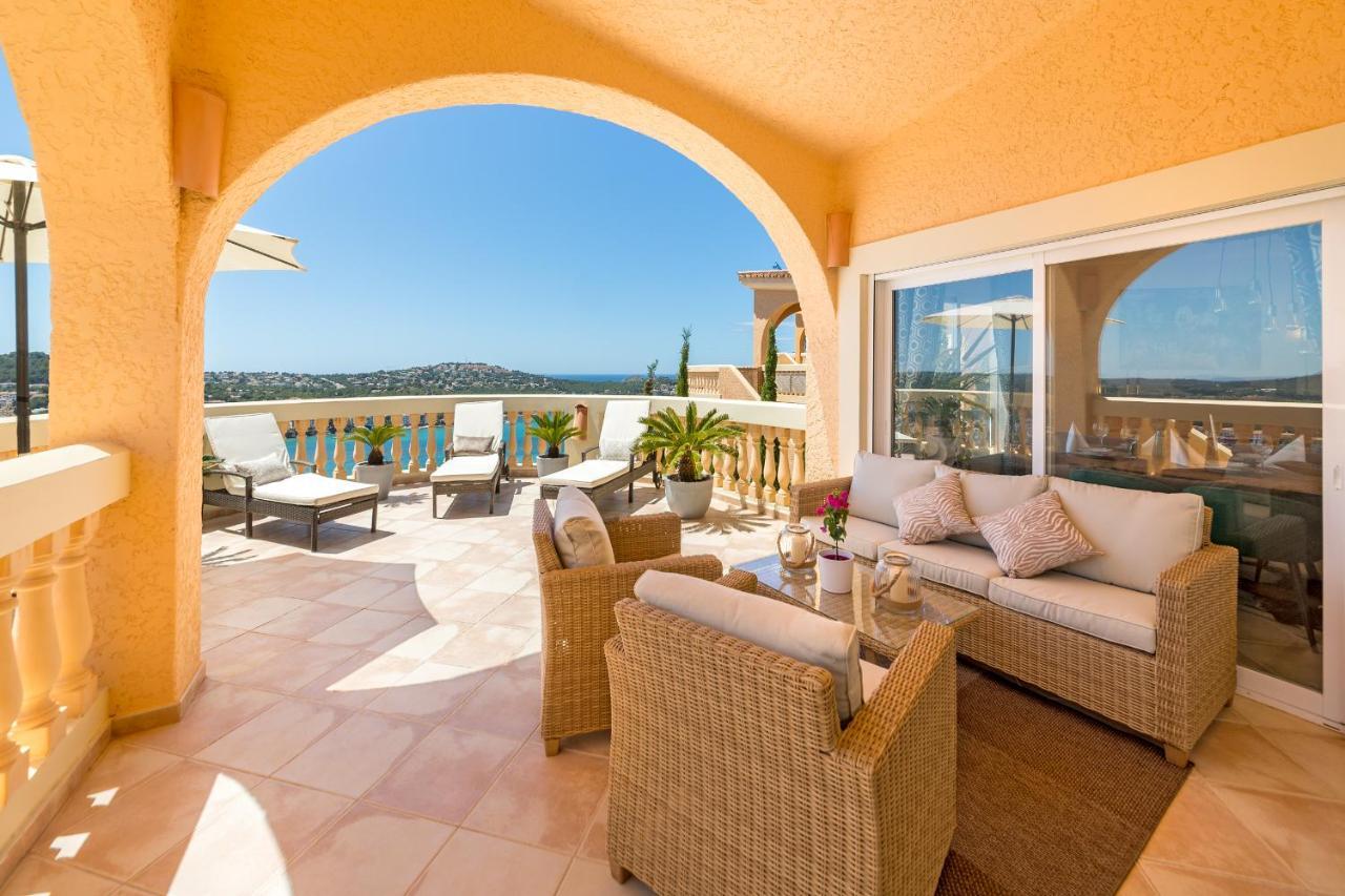 Meerblick Villa "Buena Vista" In Santa Ponsa, Mallorca Kültér fotó